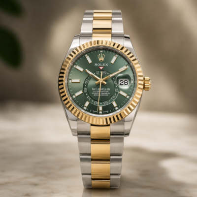 ROLE EX SKY DWELLER SWISS MOVEMENT WORKING LIKE AUTO 326