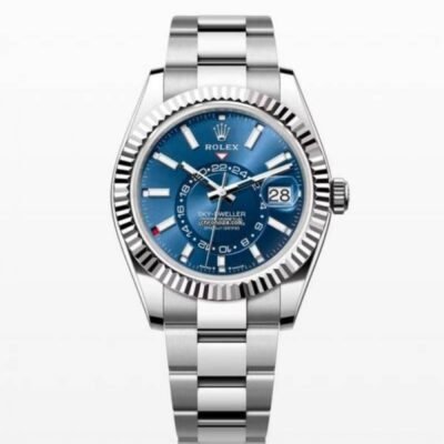 ROLE EX SKY DWELLER REG CHAIN SWISS MOVEMENT WORKING LIKE AUTO 338