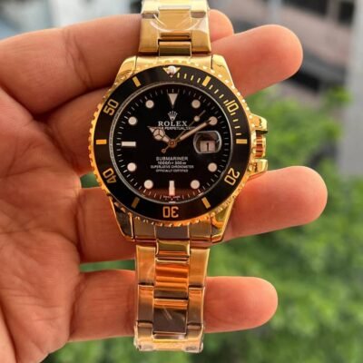 ROLEEX SUBMARINER DUAL TONE BLACK DIAL PREMIUM WATCH