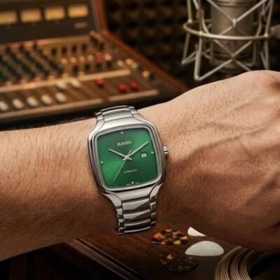 RAD- TRUE SQUARE SWIFT MOVEMENT SILVER GREEN