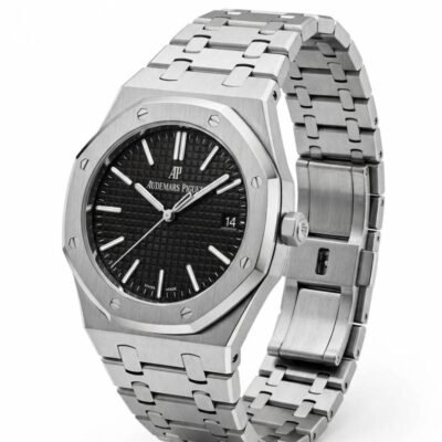 Audemaar_s Piguet Royal Oak Quartz Silver-Black