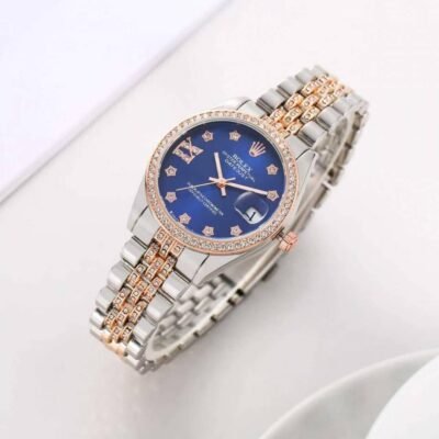 Rolee_x Oyester Perpetual Date Just 2Ton-Copper-Blue
