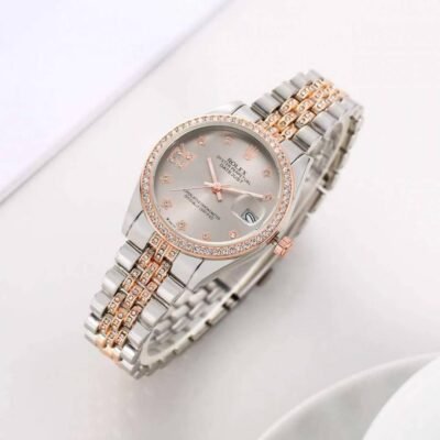 Rolee_x Oyester Perpetual Date Just 2Ton-Copper-Grey