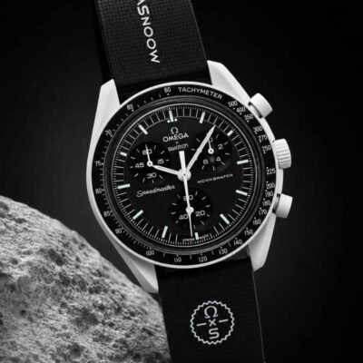 OMEGGA X SWATCCH RUBBER STRAP METAL HEAVY QUALITY 789