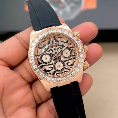 ROLEEX EYE OF TIGER COPPER COLOUR ALL CHRONO WORKING