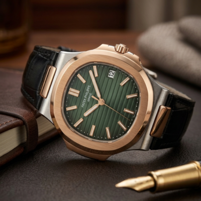 Pate_ Philippe Nautilus - Leather Strap WC 1825