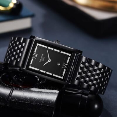 Tissoo_t 1853 T-Classic Heritage Rectangular Style Full Black