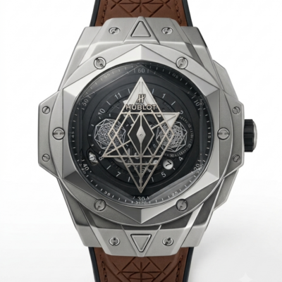 Hublot Big Bang Unico spider silver Brown