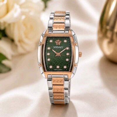 Versacc_e Two Tone Green Dial