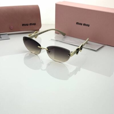 Miu.miu 26033 peach shaded