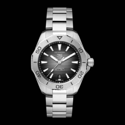 Tag_g Aquaracer Professional 200 Date Automatic silver grey