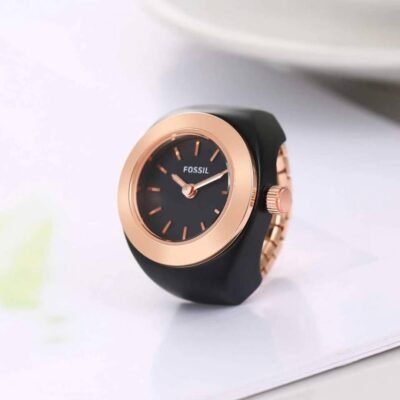 FOSSIIL UNISEX RING WATCH rose R-16