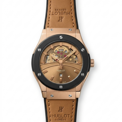 Hublot Big Bang Tourbillon  Brown Leather