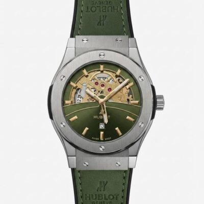 Hublot Big Bang Tourbillon Green Leather