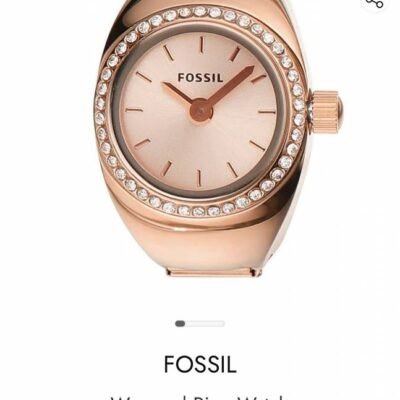 FOSSIIL DIAMOND UNISEX RING WATCH R-30