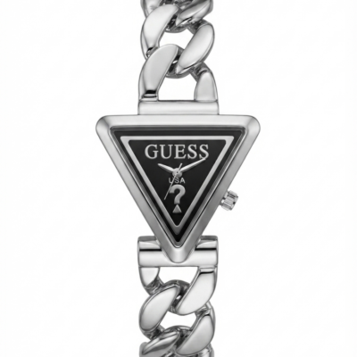 Guess USA Silver Black Dial