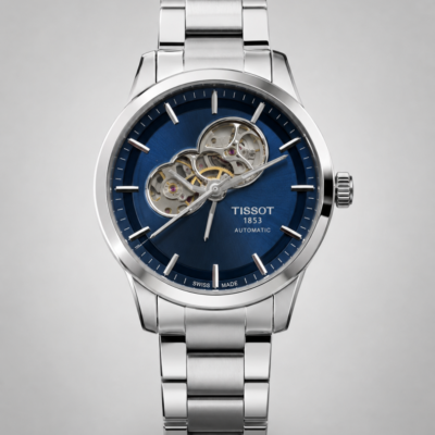 TISSOOT AUTOMATIC POWERMATIC SILVER BLUE 447