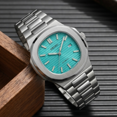 Seiko Nautilus Mod silver tiffny