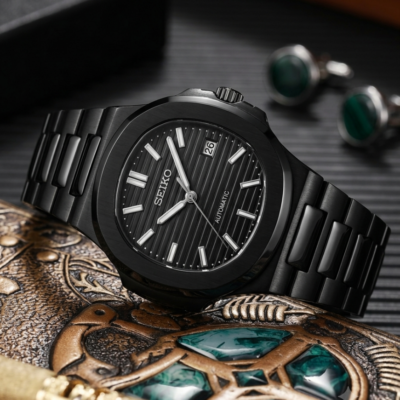 Seiko Nautilus Mod Full Black