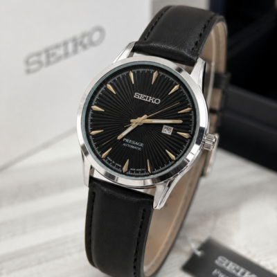 SEIK O PRESAGE LEATHER QUARTZ 929