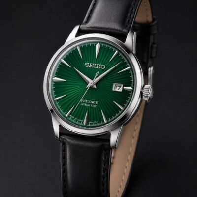 SEIK O PRESAGE LEATHER QUARTZ 931