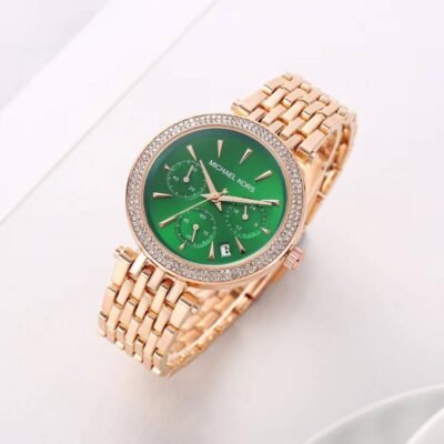 Michael_l Kors Darci Chronograph Copper-Green