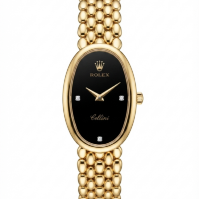 Rolee_x Cellini Gold Black Dial