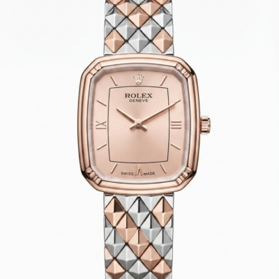 Rolee_x Square Two Tone Rose Gold Dial