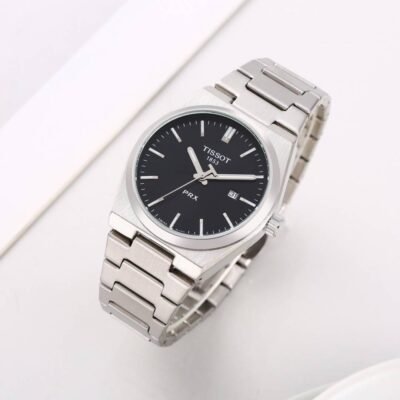 Tissoo_t 1853 Prx Silver-Black Plain