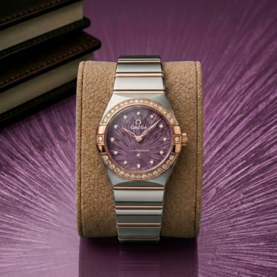 Omeg_ga Constellation Quartz luxury watch