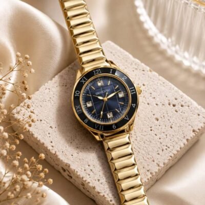 Swarovskk_i Dextera Crystal Gold-Black