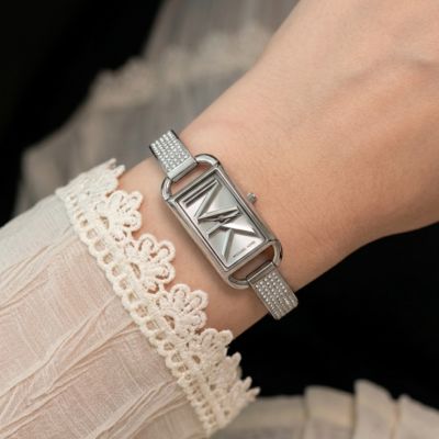 Michael_l Kors Empire Silver