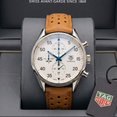 Tag Heuee_r Carrera Calibre 16 Chronograph Brown-Silver