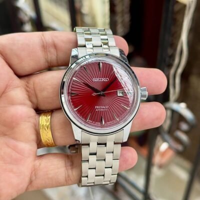 Seikk_o Presage Cocktail Time Mockingbird silver red