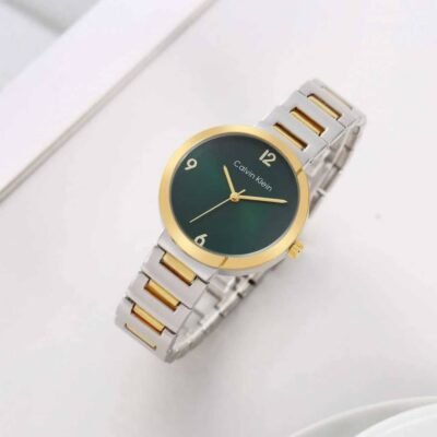 Calvin Kleii_n Eccentric 2Ton Gold Green
