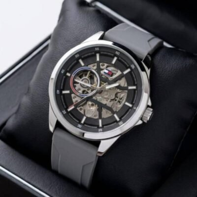 TOMMY HILFIGE SILICON SKELETON GREY SILVER 989