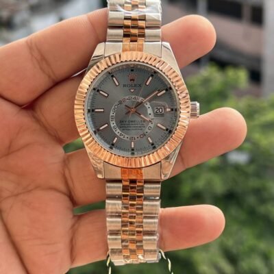 ROLEEX SKY DWELLER SWIFT MOVEMENT COPPER BLUE DIAL