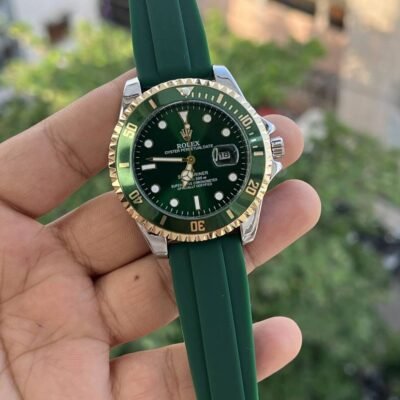 ROLEEX SUBMARINER BELT GREEN PREMIUM WATCH