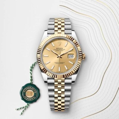 Rolee_x Oyster Perpetual Date Just 2Ton Gold Yellow