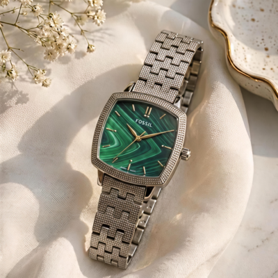 Fossii_l x Nick Jonas Ladies Silver Green