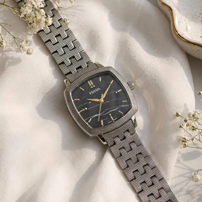 Fossii_l x Nick Jonas Ladies Silver Black
