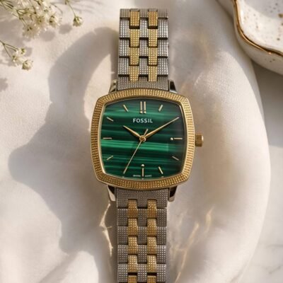 Fossii_l x Nick Jonas Ladies 2Ton Gold Green 02