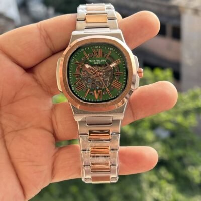 PATEK PHILIPP PREMIUM AUTOMATIC DUAL TONE WATCH