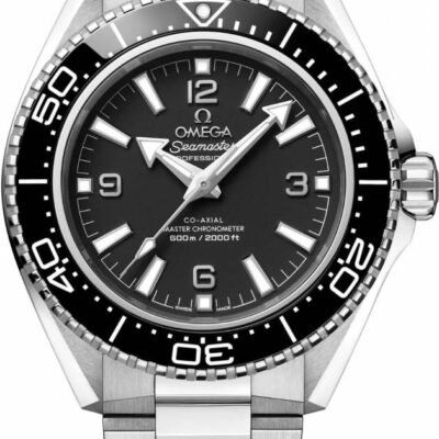 Omegg_a Seamaster Planet Ocean 600M Co-Axial Master Chronometer metal silver Black