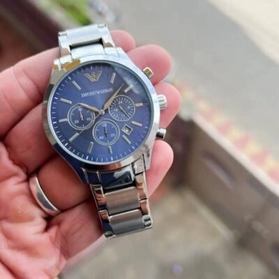 EMPORI O ARMA I SILVER BLUE CLASSIC CHRONOGRAPH 304