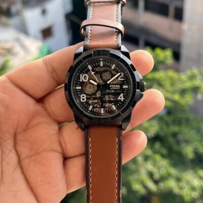 FOSSI BRONSON LEATHER BELT PREMIUM WATCH