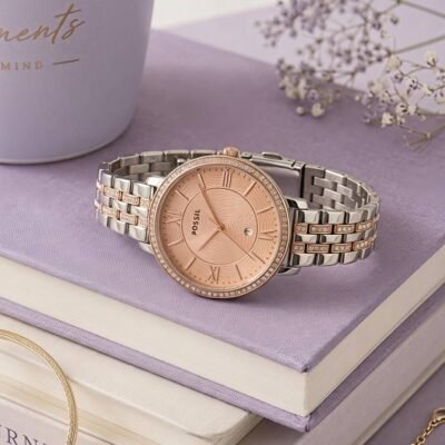 Fossii_l Jacqueline 2Ton Rose Gold Pink