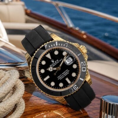 Rolee_x Oyster Perpetual Yach Master Battery Gold