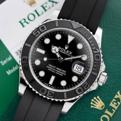 Rolee_x Oyster Perpetual Yach Master Battery Silver