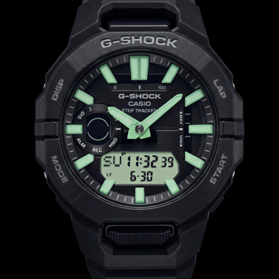 Casio G Shock GBA-950-2A Full Black LimeGreen-Needles